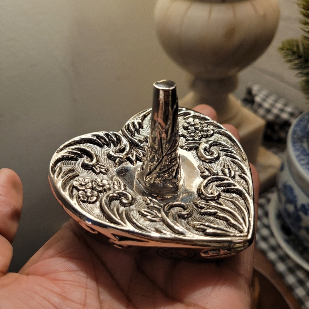 Vintage Godinger Silver ring holder dish